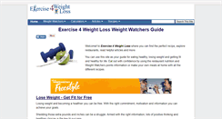 Desktop Screenshot of exercise4weightloss.com