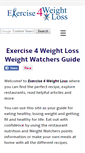 Mobile Screenshot of exercise4weightloss.com